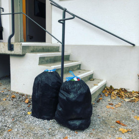 Anderé Becchio 2014 all works: Rubbish bags Anderé Becchio 2014 all works: Rubbish bags