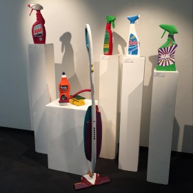 Anderé Becchio 2014 all works: cleaning supplies Anderé Becchio 2014 all works: cleaning supplies